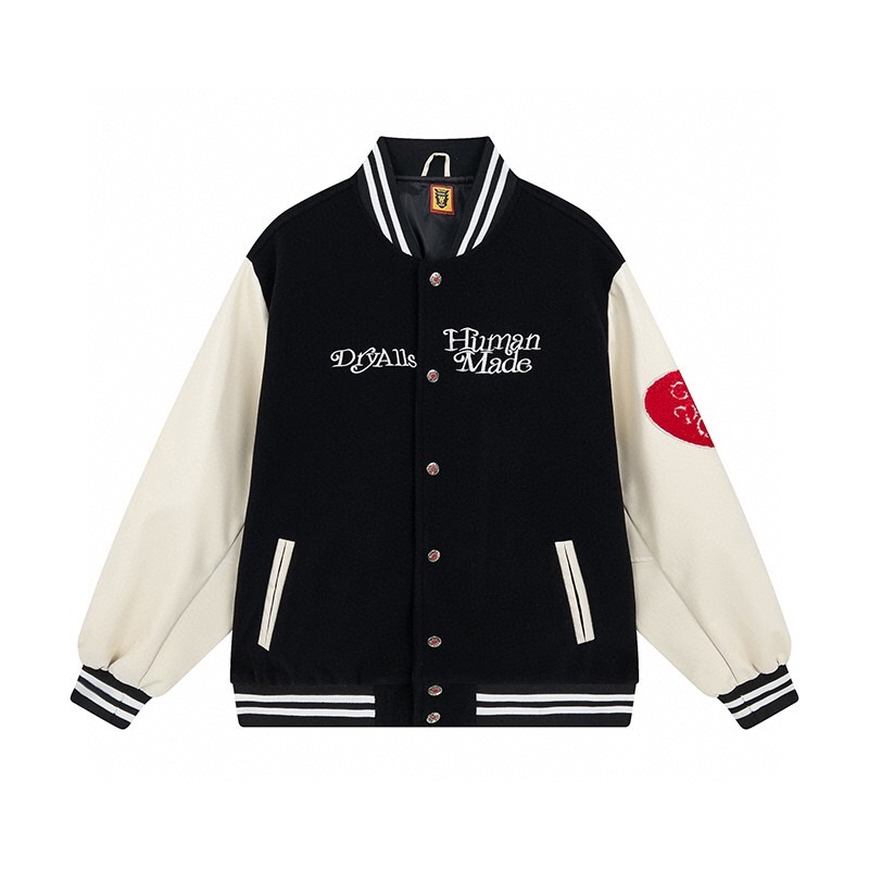 在庫品限り HUMANMADE×girls dont cry varsity jacket | revias.jp