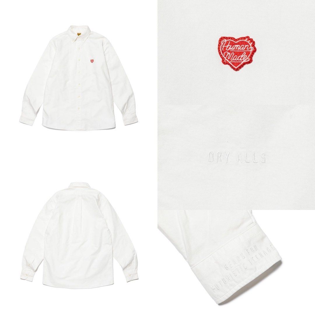 HUMAN MADE OXFORD B.D L/S SHIRT, Men