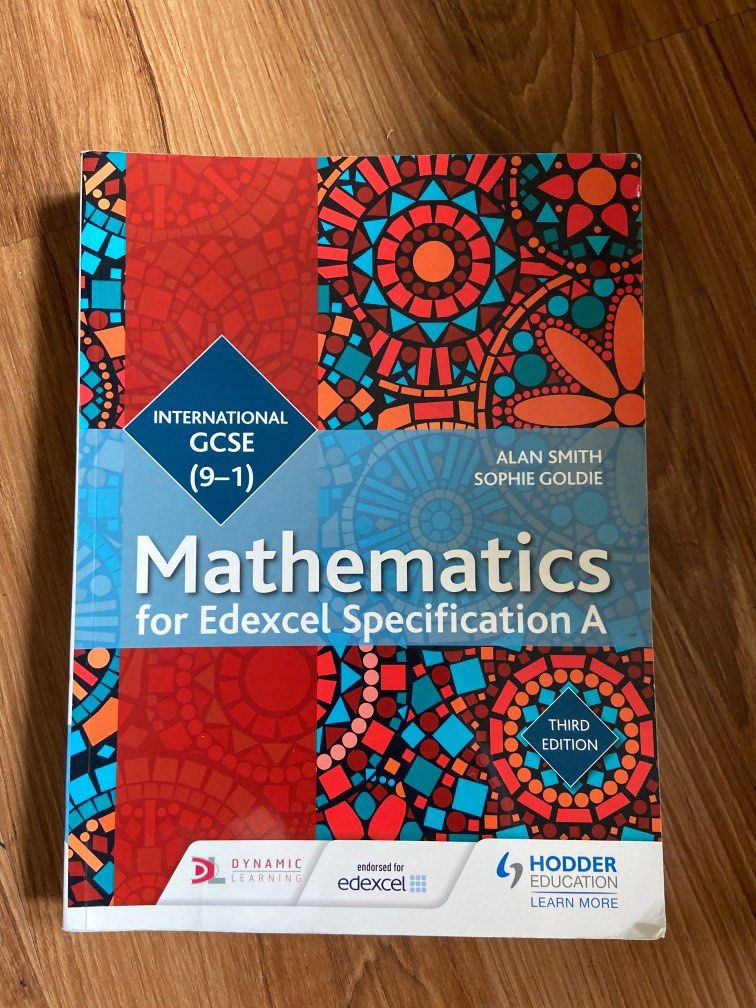 Igcse mathematics for Edexcel specimen A textbook, 興趣及遊戲, 書本 & 文具, 教科書
