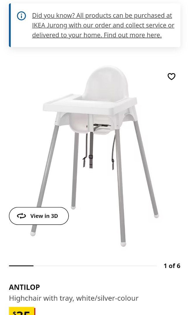 Ikea high chair for hot sale sale