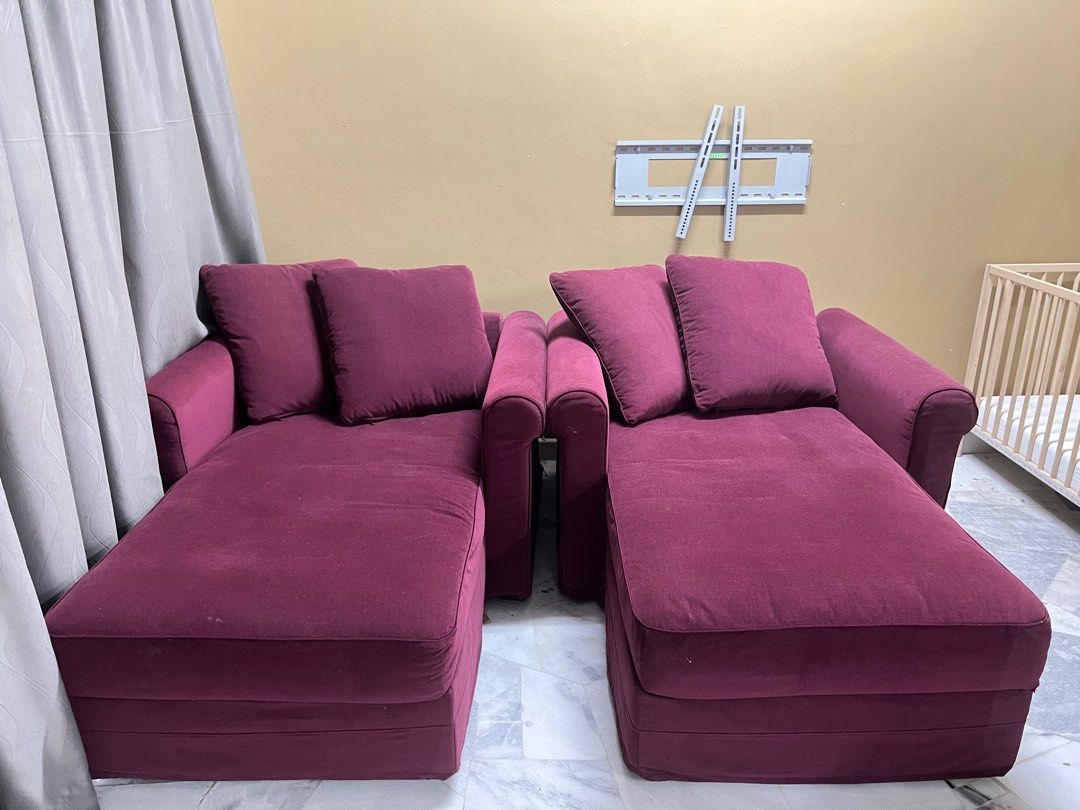 Ikea GRONLID chaise longue, Furniture & Home Living, Furniture, Sofas