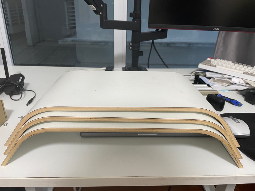 Ikea Sigfinn Monitor Stand 3pcs, Furniture & Home Living, Outdoor