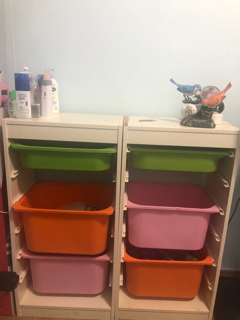 IKEA toy storage, Furniture & Home Living, Furniture, Shelves,