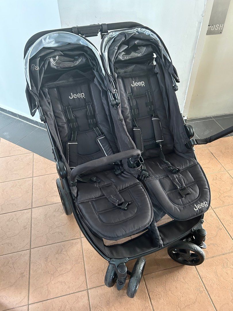Jeep Destination Ultralight Side x Side Double Stroller, Babies & Kids