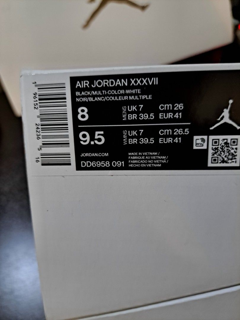 Jordan 37 bred, Men's Fashion, Footwear, Sneakers on Carousell