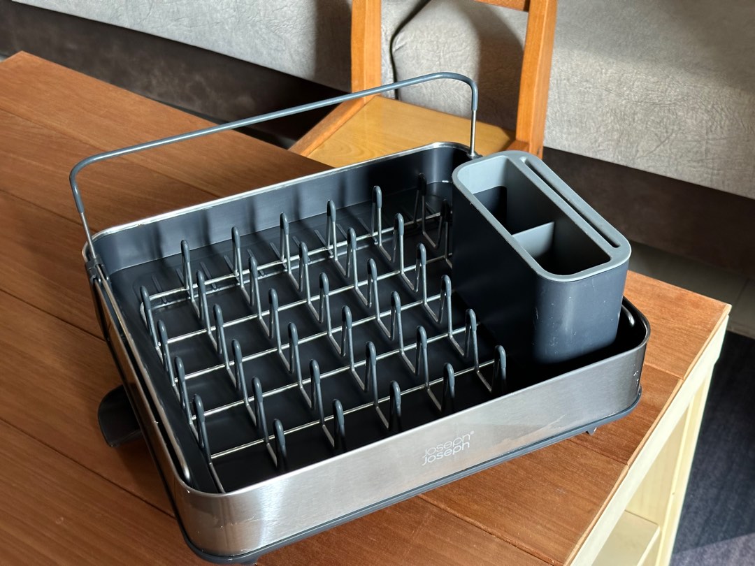 Joseph Joseph Dish Drainer Rack Stainless Steel, Furniture & Home