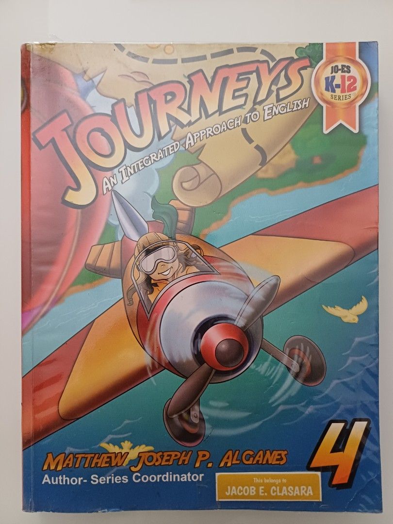 JOURNEYS (English Book 4) (Category: Storybooks) located in Quezon City. Submitted by subzero3102 (Listing ID 1248469056, Image 1). Description: Copyright 2019 JO-ES Publishing The book is neat and almost new..