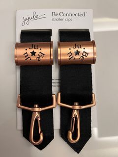 Ju-Ju-Be Be Connected Stroller Clips Rose Gold One Size