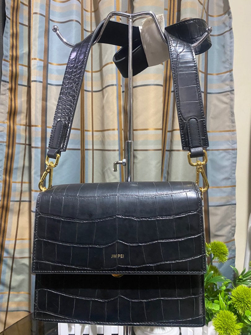 JW PEI, Bags, Jw Pei Mini Flap Bag Black Croc