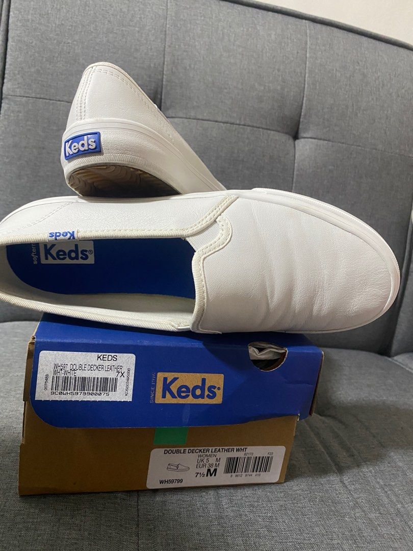 Double decker leather keds clearance