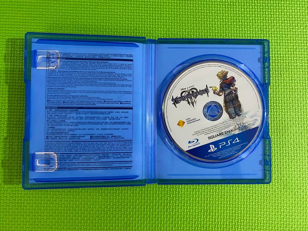 Kingdom Hearts 3 PS4 (Category: PlayStation) located in Muntinlupa City. Submitted by finalbosscarlo (Listing ID 1248365800, Image 2). Description: For sale PS4 Kingdom Hearts 3 Used once. Good as new. No trades for sale only. RFS: No time to play. Need funds. Pay by: Gcash / BPI Transfer Meetup: SM BF Paranaque Open for shipping: buyer to shoulder the fees.