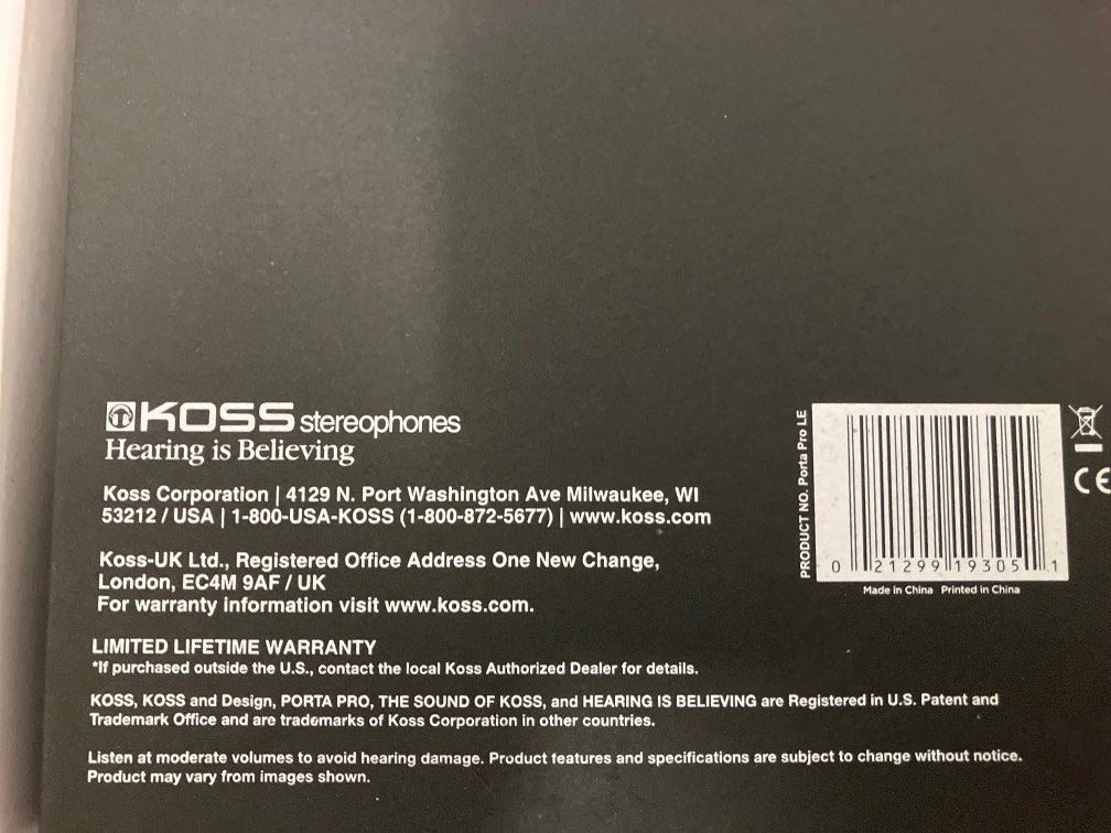 Koss Porta Pro Limited Edition Rhythm Beige On-Ear Headphones