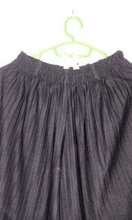 Kulot Plisket Hitam Jumbo