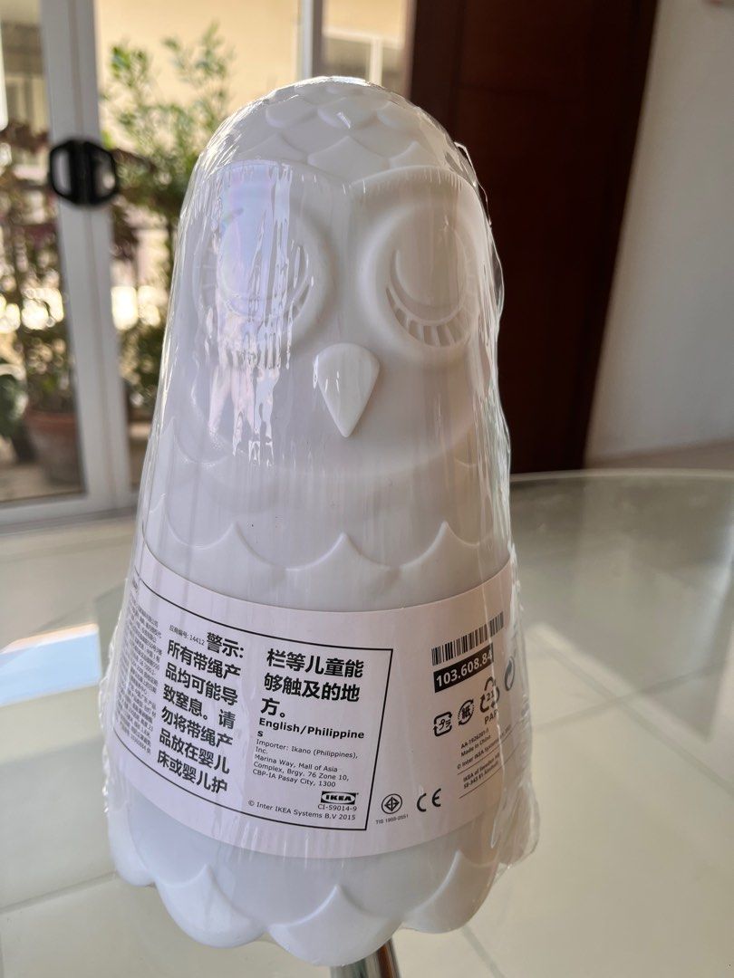 Lampe Hiboux Modèle Blanc - Cristal Lehrer