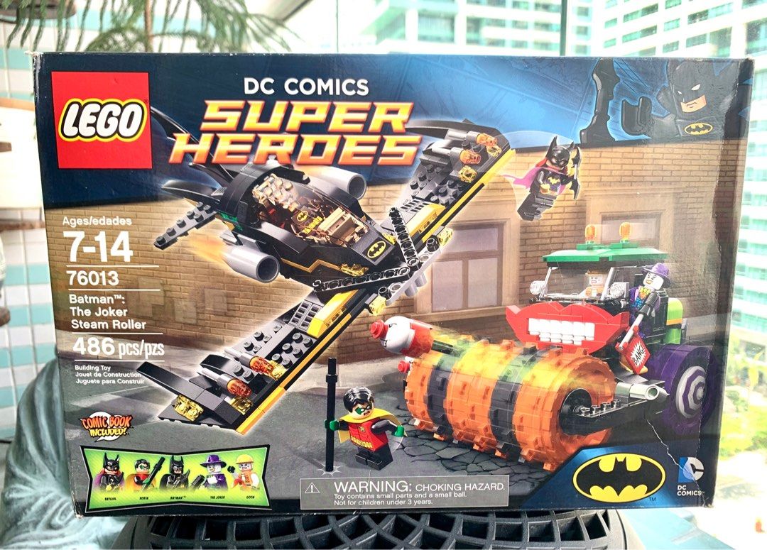 LEGO 76013 RARE 2014 SUPERHEROES BATMAN JOKER S STEAM ROLLER