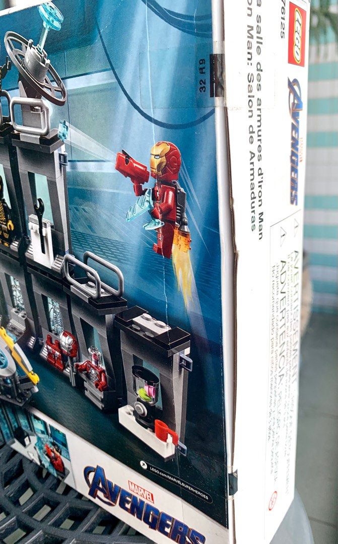 LEGO 76125 RARE 2018 SUPERHEROES IROMAN HALL OF ARMOUR MAKATI