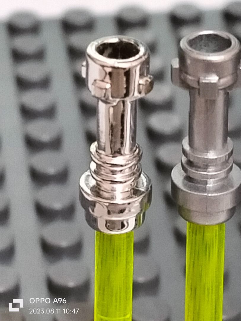 Lego chrome lightsaber sales