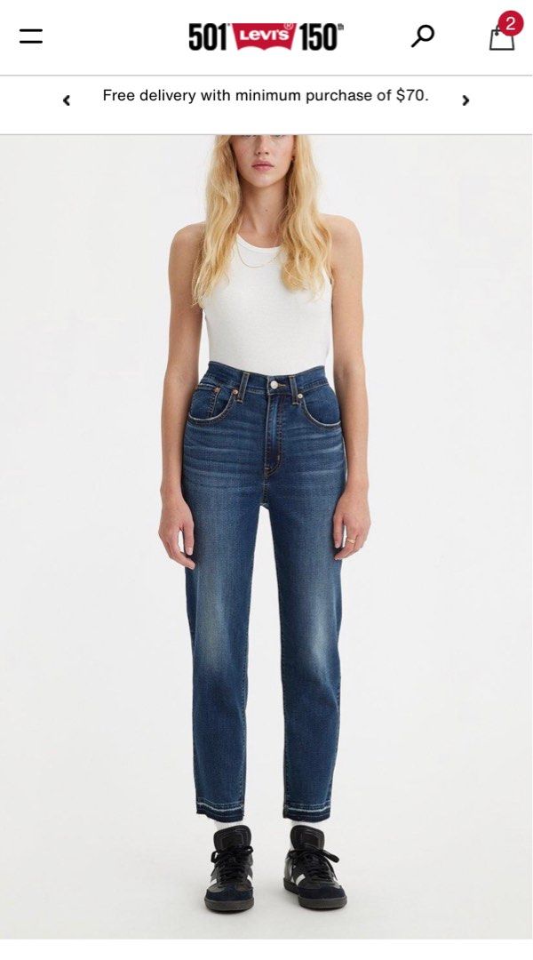 Size shop 25 levis