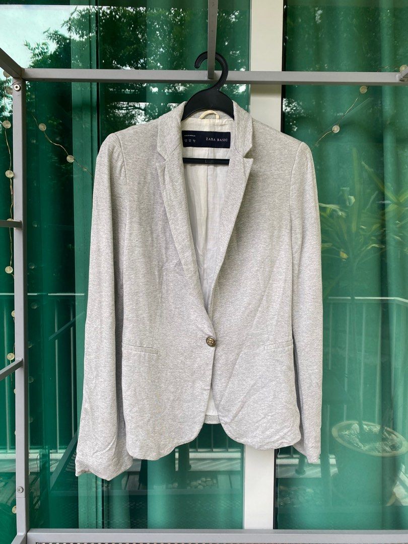 Zara jersey blazer online