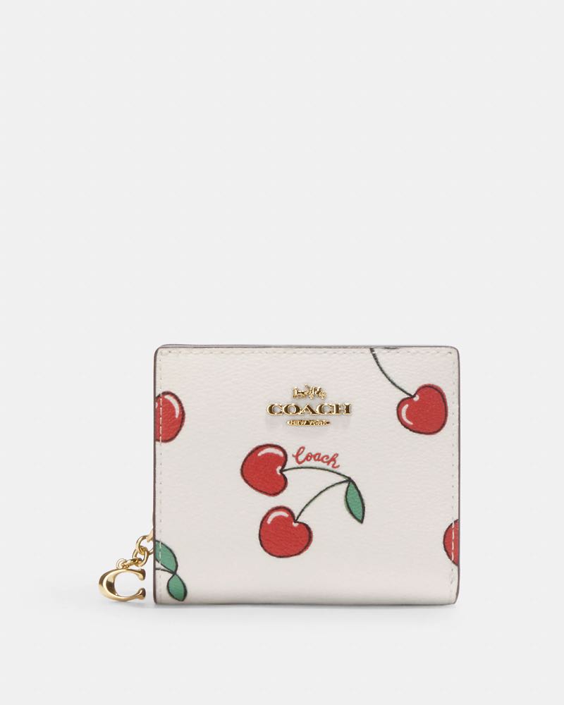 Cherry discount coach wallet