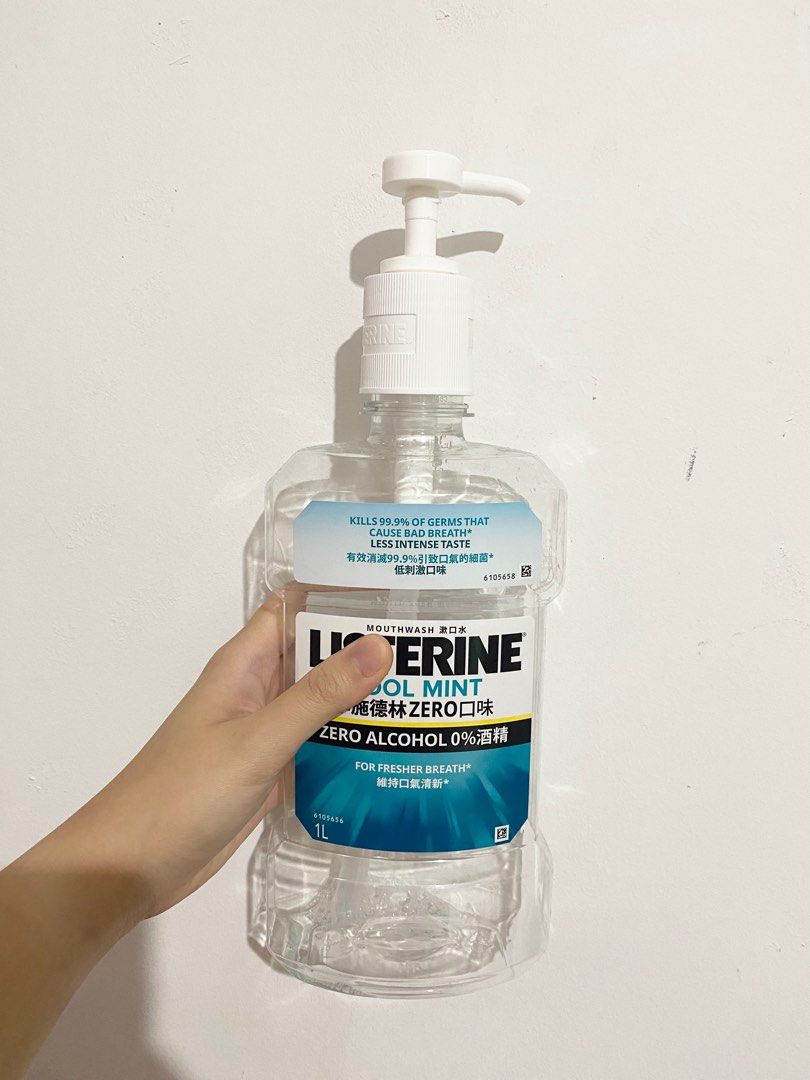 Listerine Pump (for 1L bottle), Beauty & Personal Care, Oral Care on Carousell