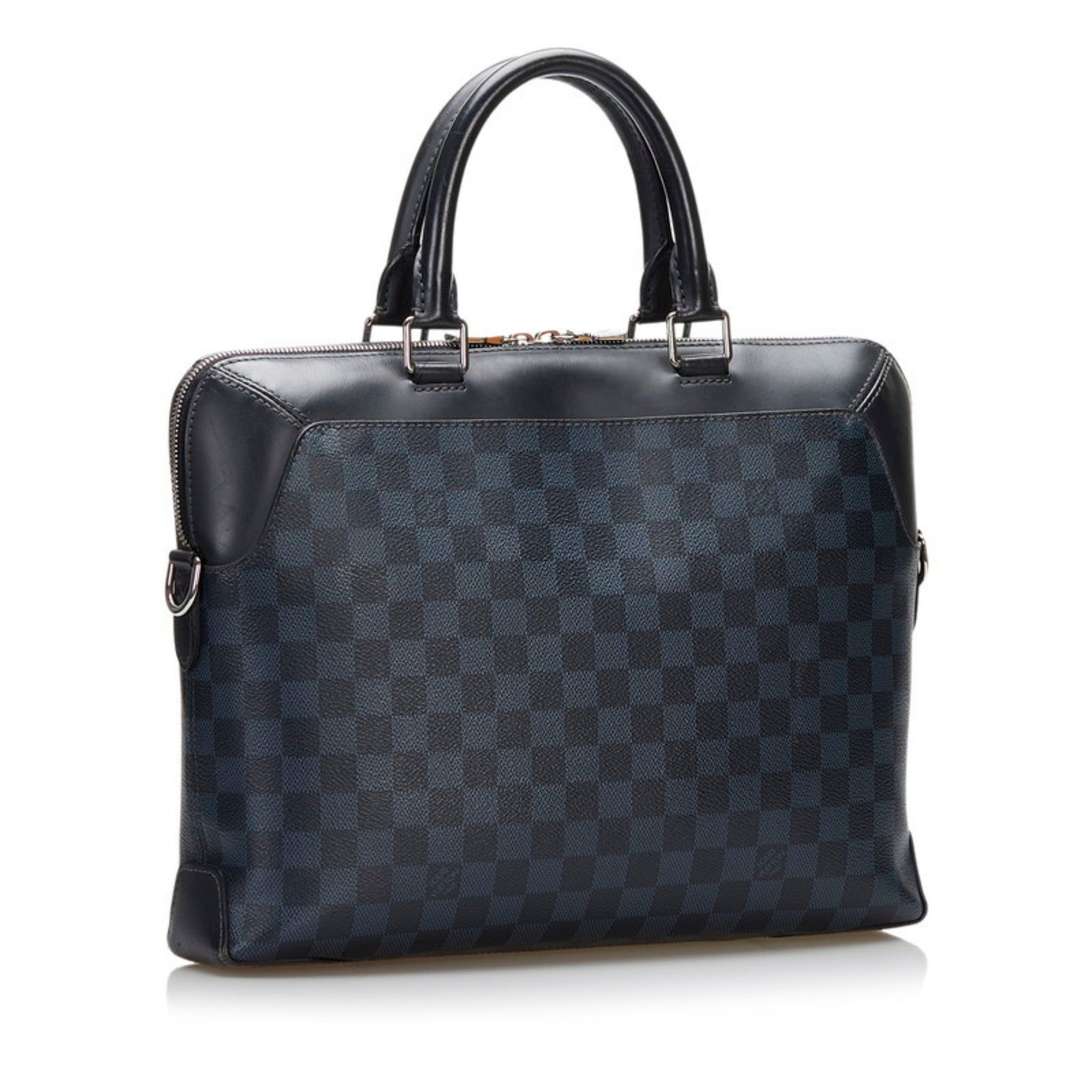 Louis Vuitton Cobalt Portfolio Navy N51101 Men's Genuine Leather