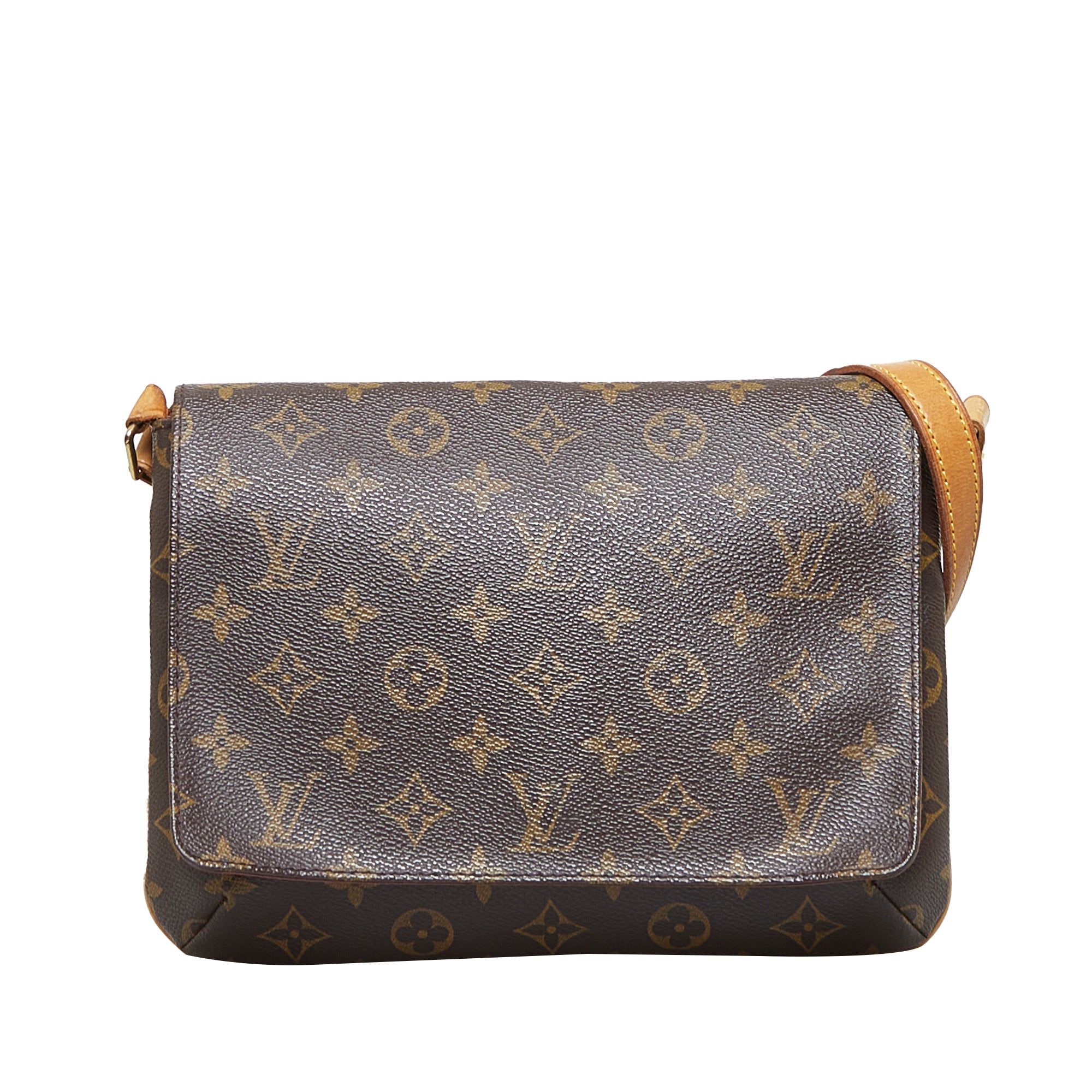Louis Vuitton Brown Canvas Monogram Musette Tango Short Strap Shoulder Bag  - ShopStyle