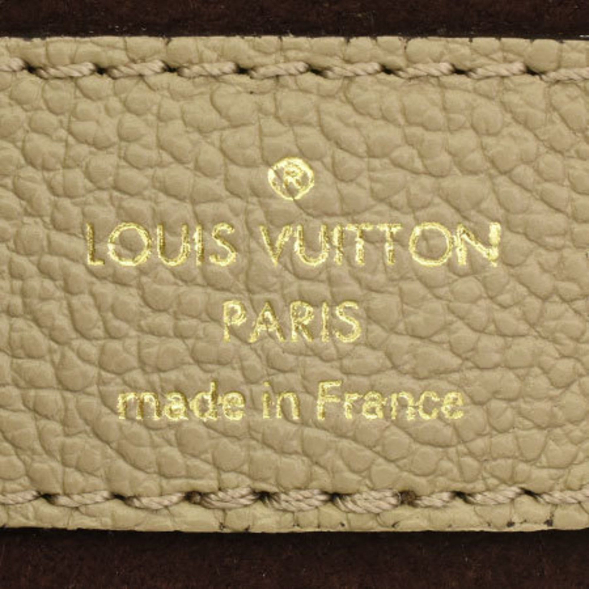 Louis Vuitton Monogram Empreinte Neo Alma PM M44885 Beige Leather