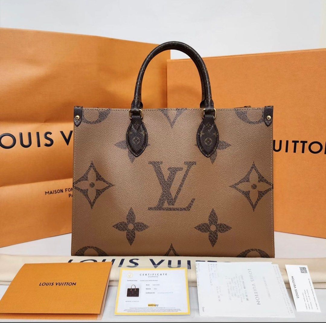 LV OTG MM REVERSE MONOGRAM, Luxury, Bags & Wallets on Carousell