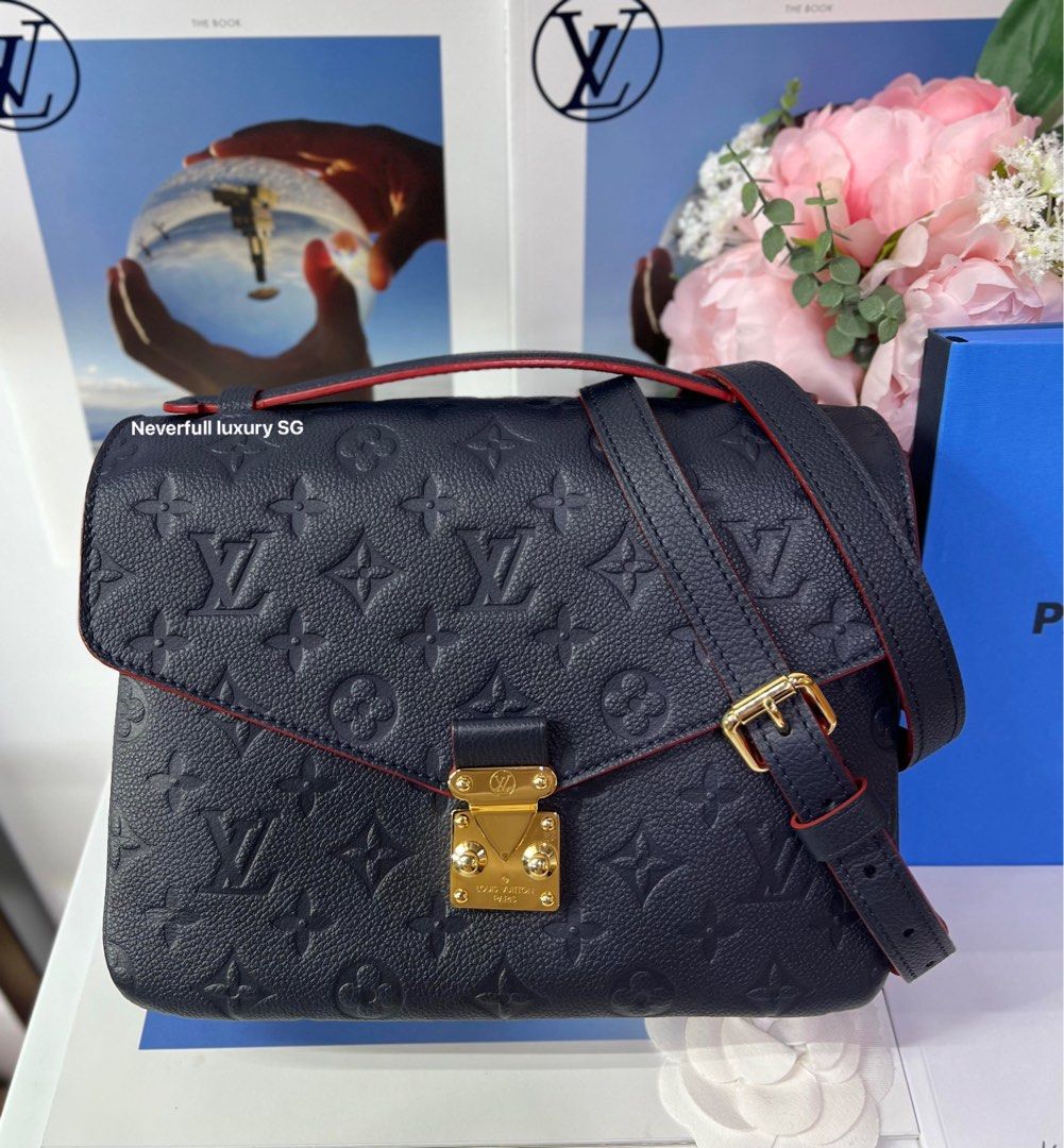 Louis Vuitton Handbag Marine Rouge Monogram Empreinte Leather