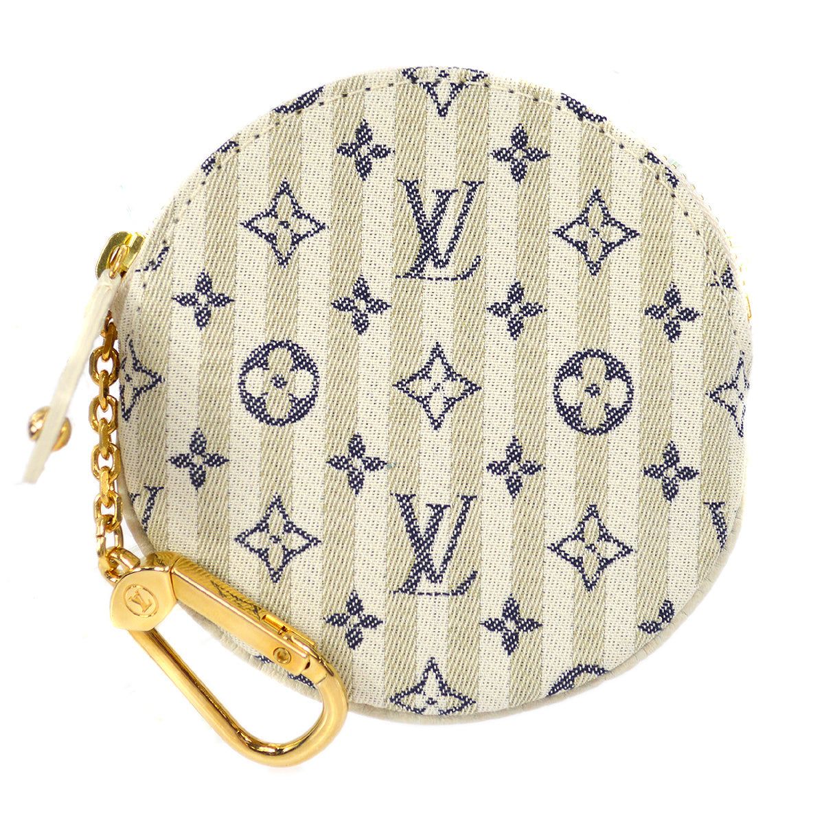 _) Louis Vuitton Monogram Porte Monnaie Rond Coin Case Purse