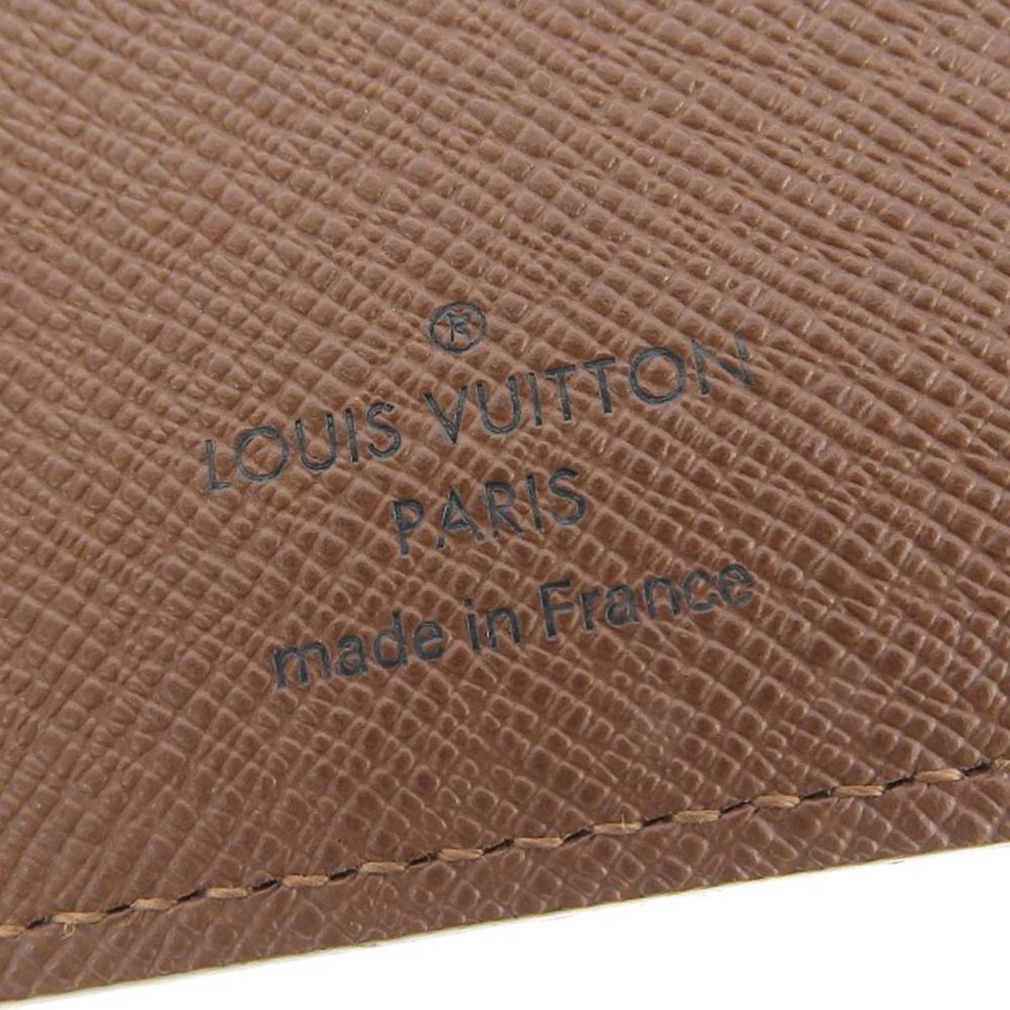 LOUIS VUITTON LOUIS VUITTON Portefeuille clea wallet M80817 Mahina leather  Beige Galet Used LV M80817