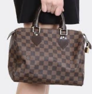 AUTHENTIC LV Damier Azur Speedy Bandouliere 35, Luxury, Bags & Wallets on  Carousell