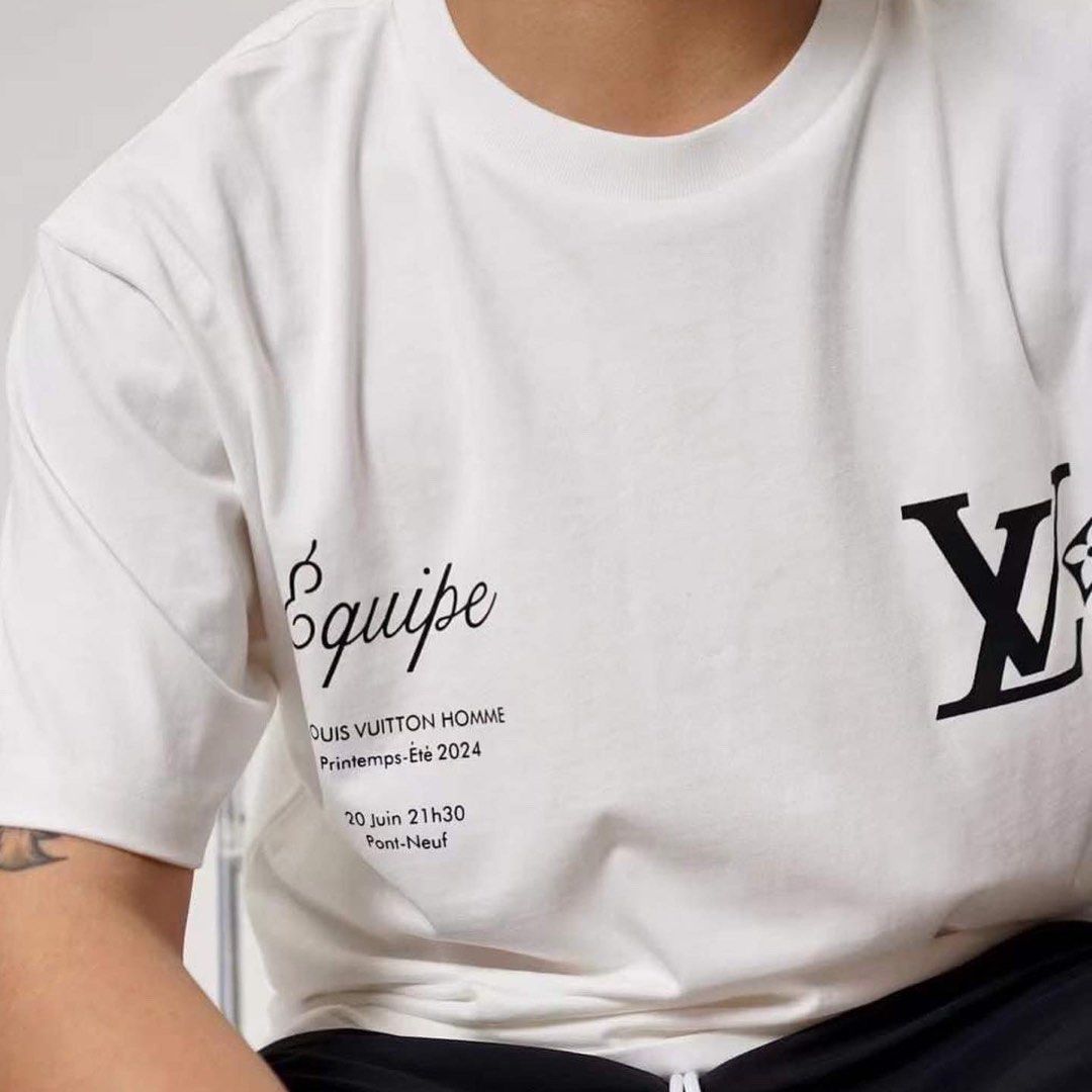 Louis Vuitton Staff Tee, Men's Fashion, Tops & Sets, Tshirts