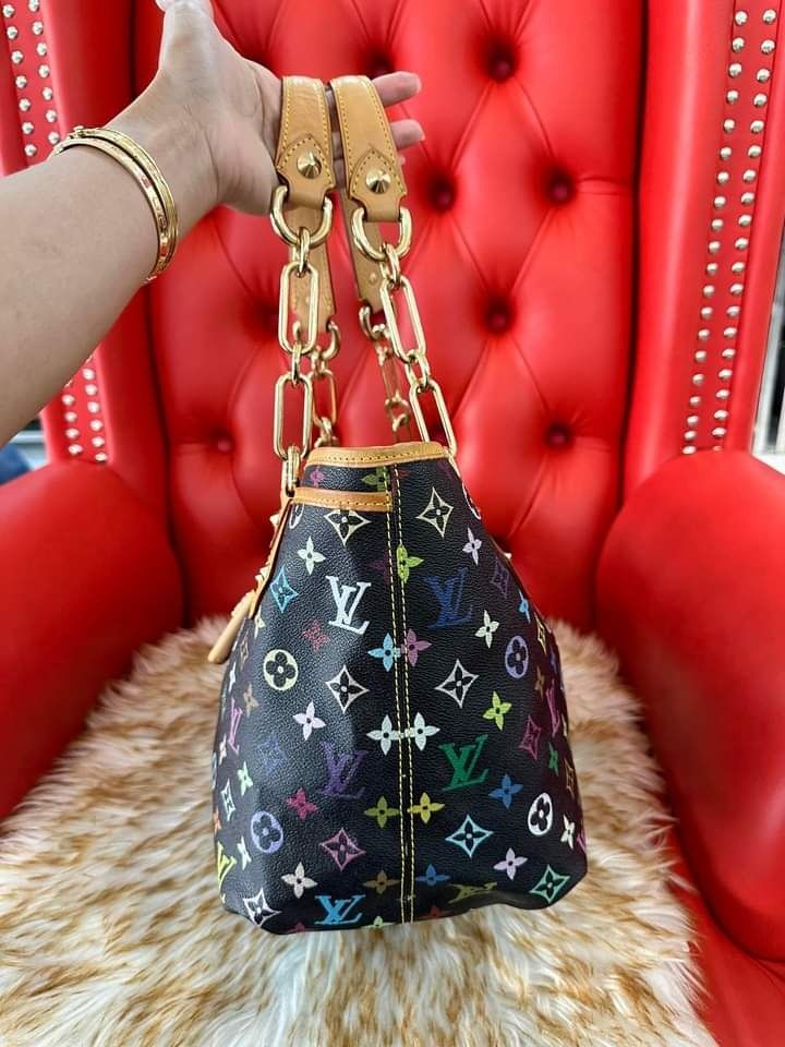 LOUIS VUITTON x Takashi Murakami Multicolor Priscilla Tote