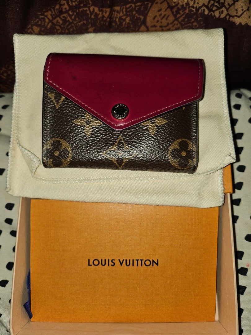 Louis Vuitton Coin Card Holder Fiery Red in Coated Canvas/Leather with  Silver-tone - US