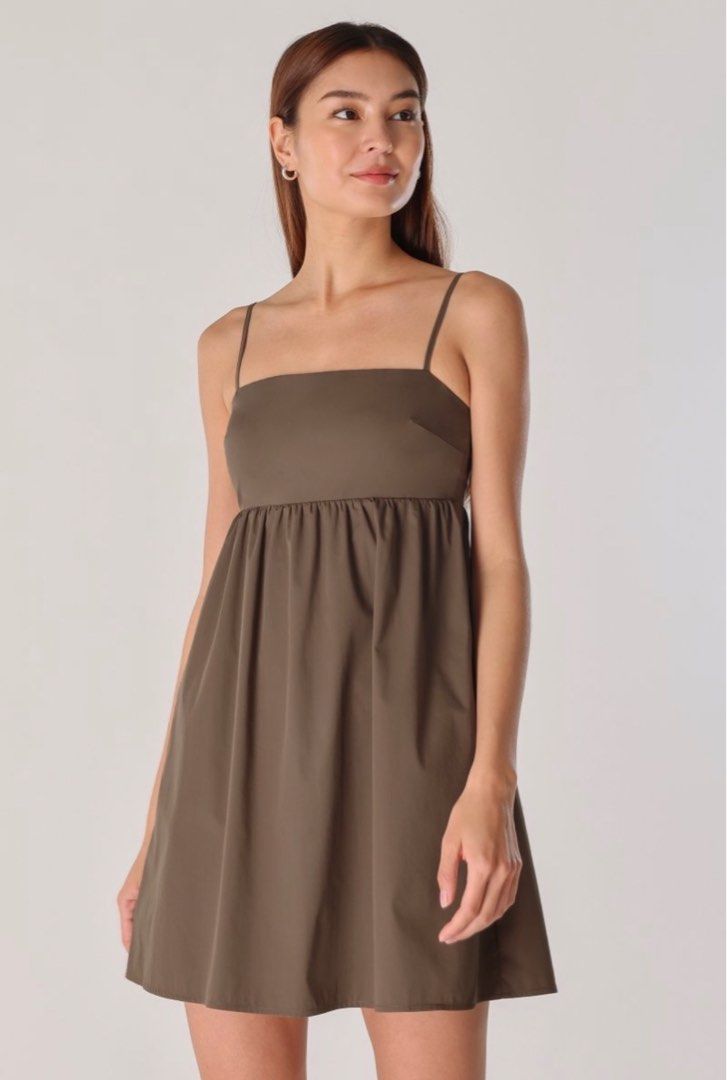 Lovet Blair Padded Babydoll Dress in Coffee Brown, Women's Fashion, Dresses & Sets, Dresses on Carousell Lovet Blair Padded Babydoll Dress in Coffee Brown, Women's Fashion, Dresses & Sets, Dresses on Carousell