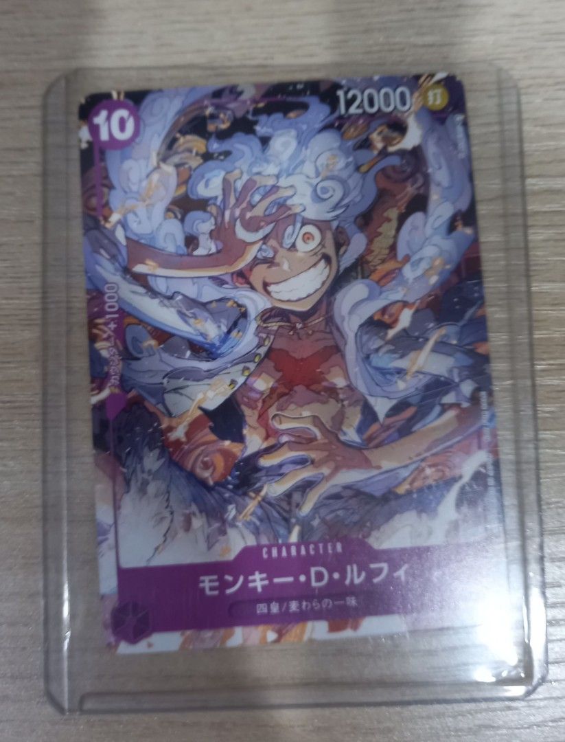 Gear 5 luffy will be our manga rare for set 5 #onepiece #onepiecetcg