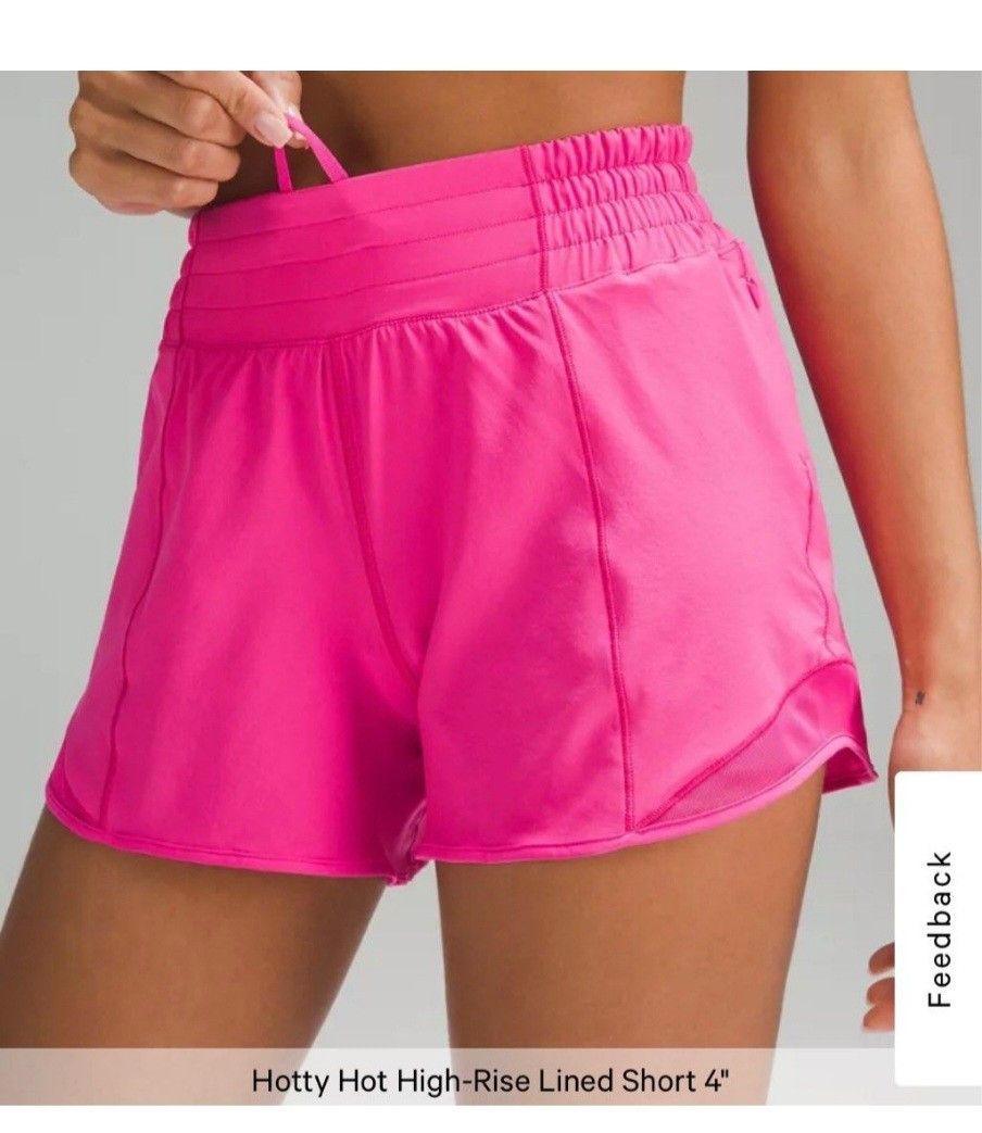 Lululemon hotty shorts size 4, Women's Fashion, Activewear on Carousell