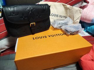 Ready BNIB LV DIANE MONOGRAM EMPREINTE LEATHER BLACK M46386 (sz