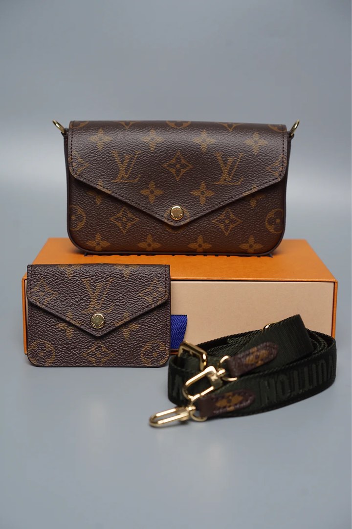 Authentic LV felicie strap & go, Luxury, Bags & Wallets on Carousell