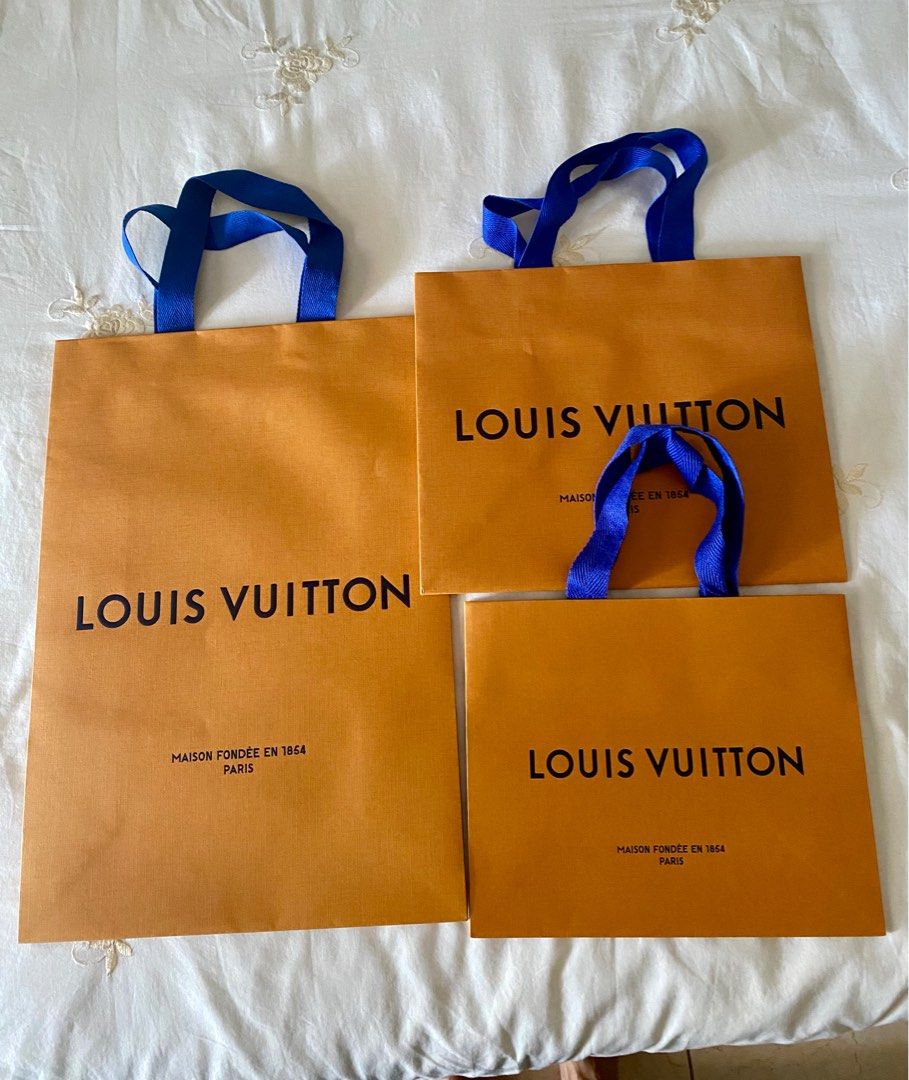 LV paperbag, Luxury, Accessories on Carousell