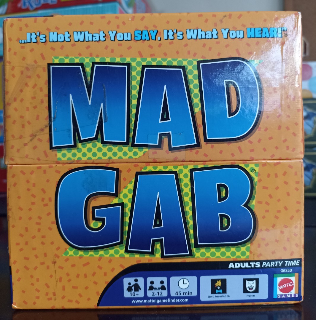 Mad Gab Game, Hobbies & Toys, Toys & Games on Carousell