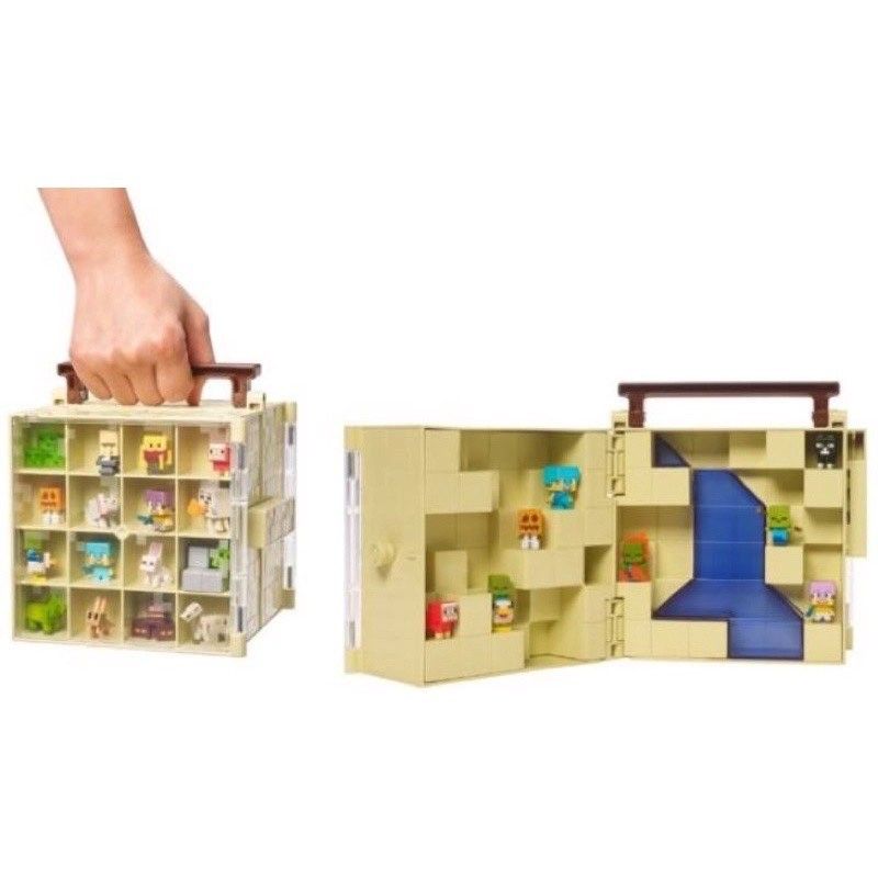 Mattel minecraft mini figure collector sales case