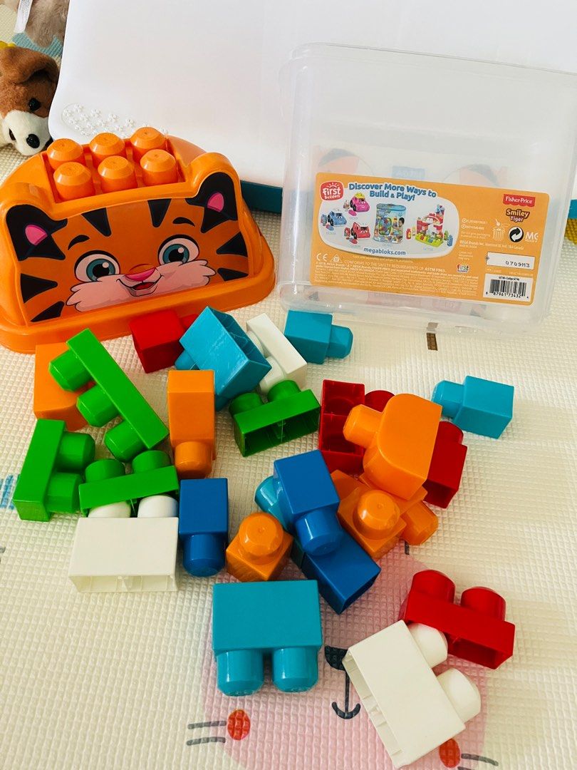 Mega bloks new arrivals smiley tiger