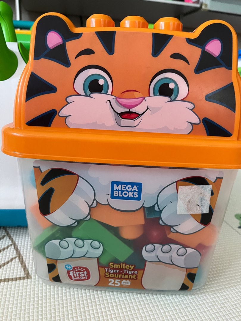 Mega bloks new arrivals smiley tiger