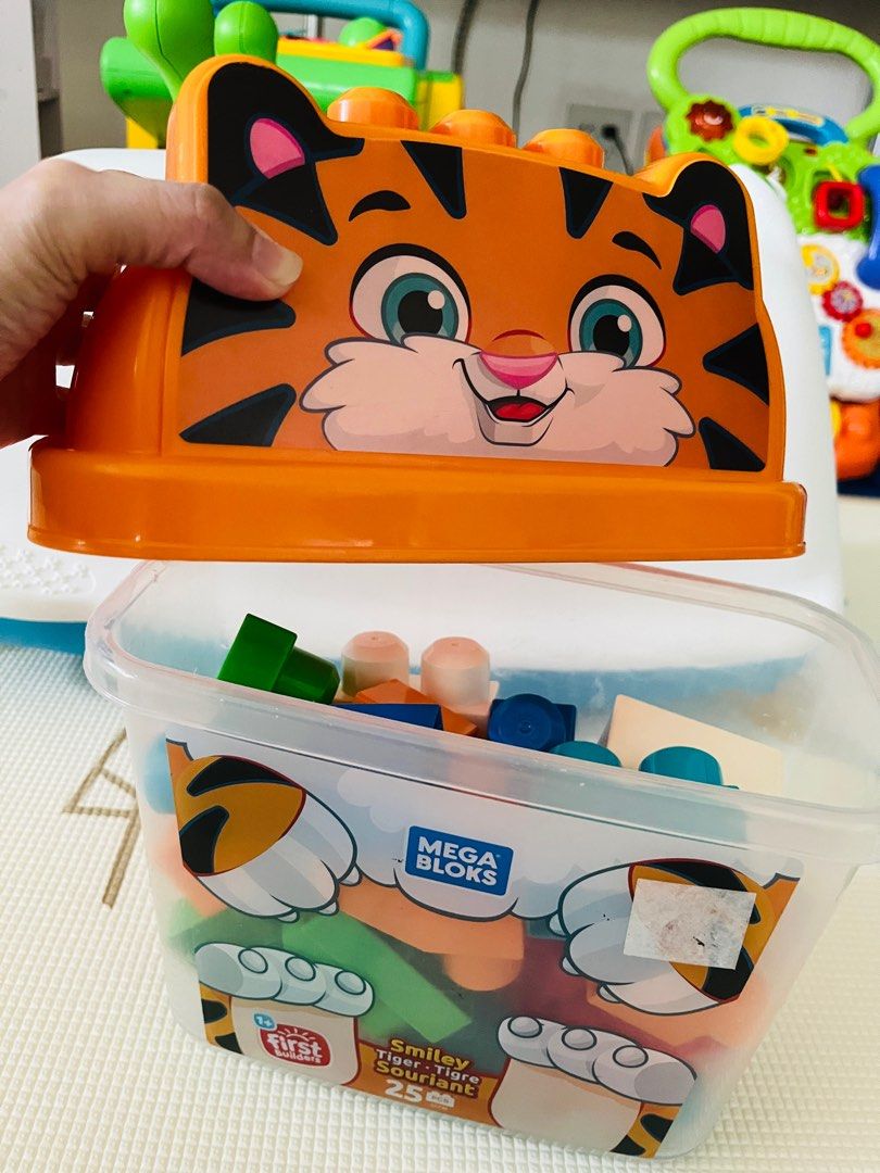 Mega bloks smiley tiger clearance