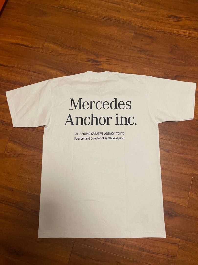 MERCEDES ANCHOR INC. TEE, 男裝, 上身及套裝, T-shirt、恤衫、有領衫