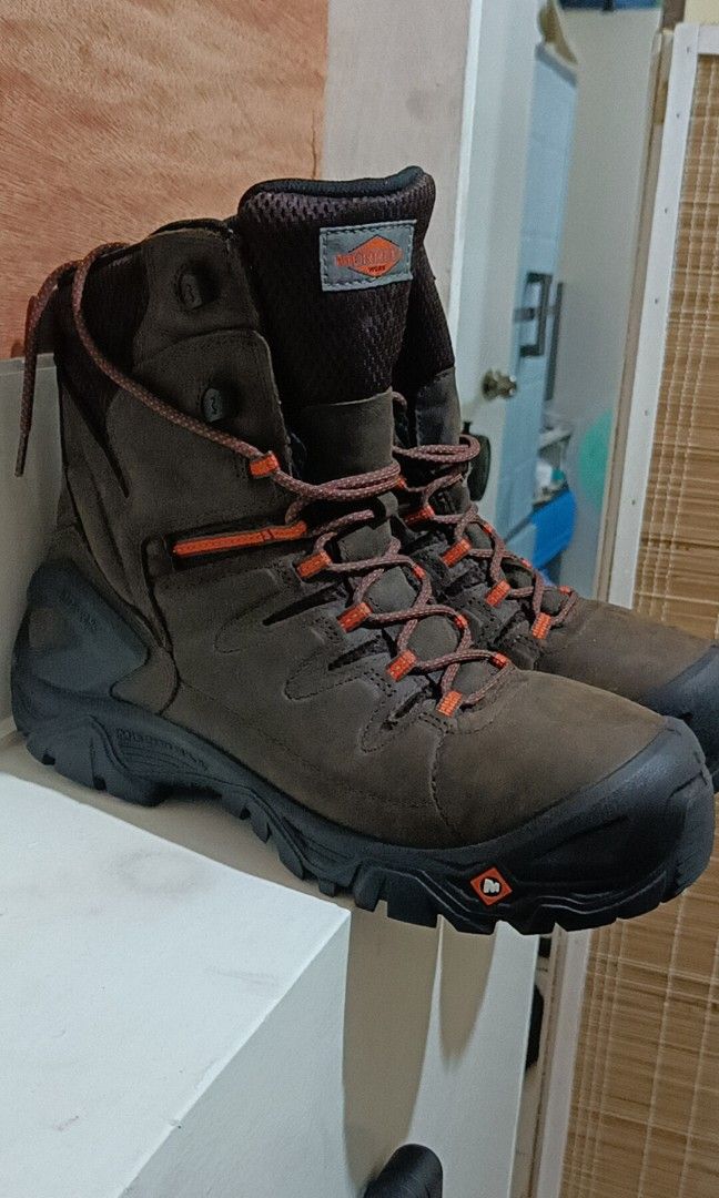 Merrill steel toe boots deals