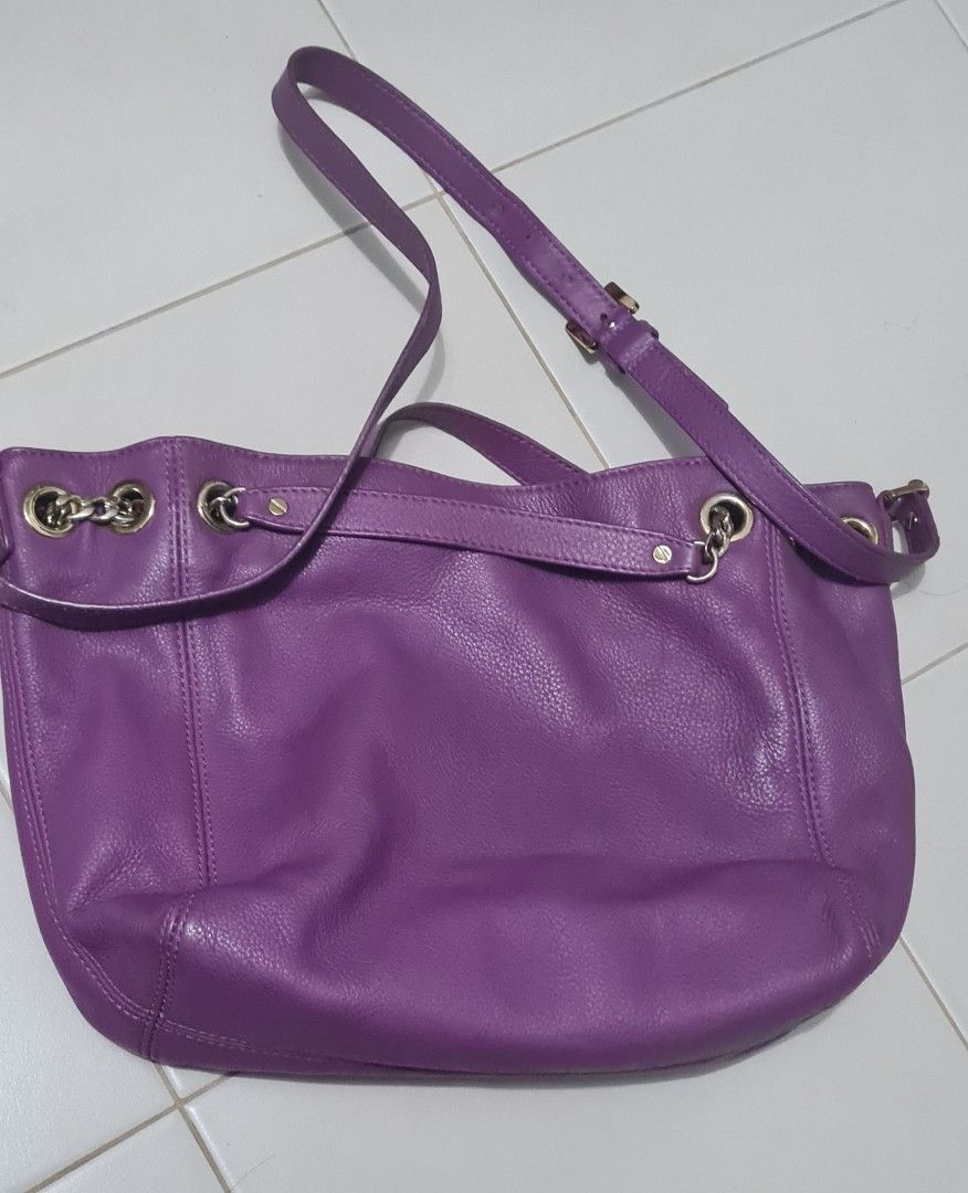 Purple michael sales kors crossbody
